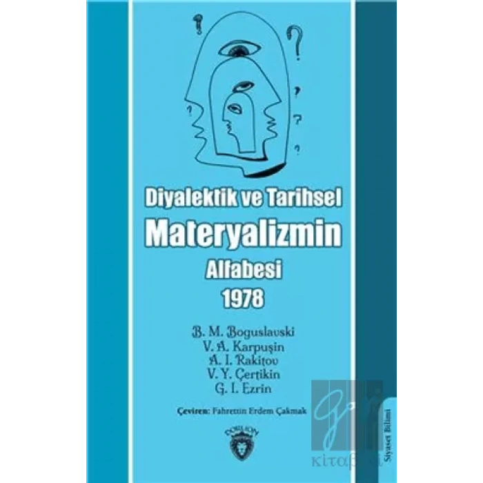 Diyalektik Ve Tarihsel Materyalizmin Alfabesi 1978