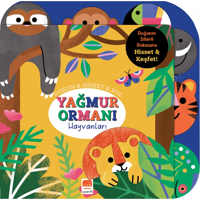 Dokun & Hisset & Bul Yağmur Ormanı Hayvanları  (Boardbook)