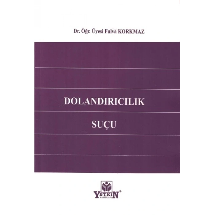 Dolandırıcılık Suçu