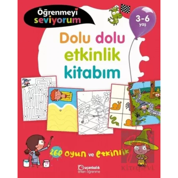 Dolu Dolu Etkinlik Kitabım - Öğrenmeyi Seviyorum 3-6 Yaş