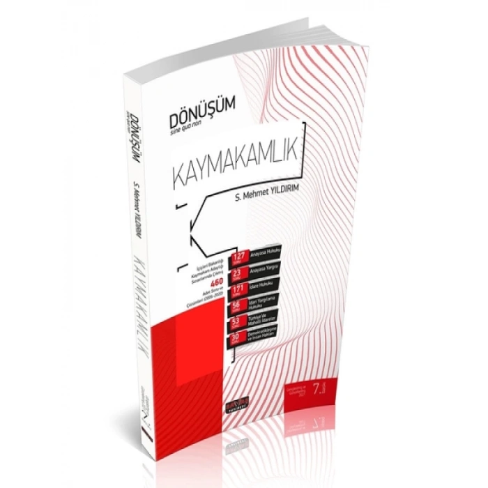 Dönüşüm Kaymakamlık Soru Bankası Savaş Yayınları 2021
