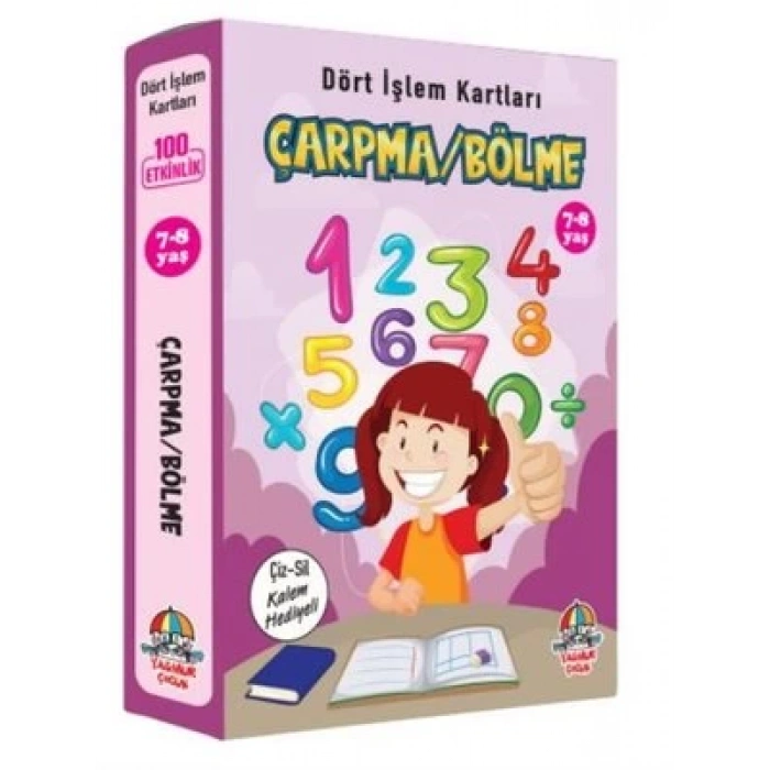 Dört İşlem Kartları - Çarpma- Bölme (7-8 Yaş)