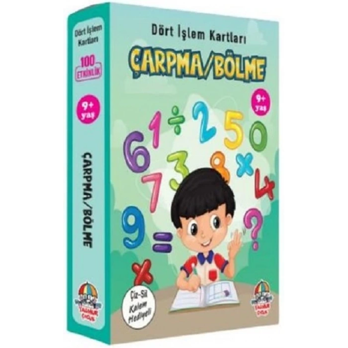 Dört İşlem Kartları - Çarpma-Bölme (9+ Yaş)