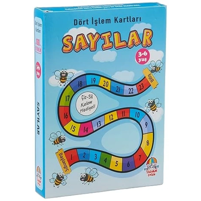 Dört İşlem Kartları - Sayılar (3-6 Yaş)