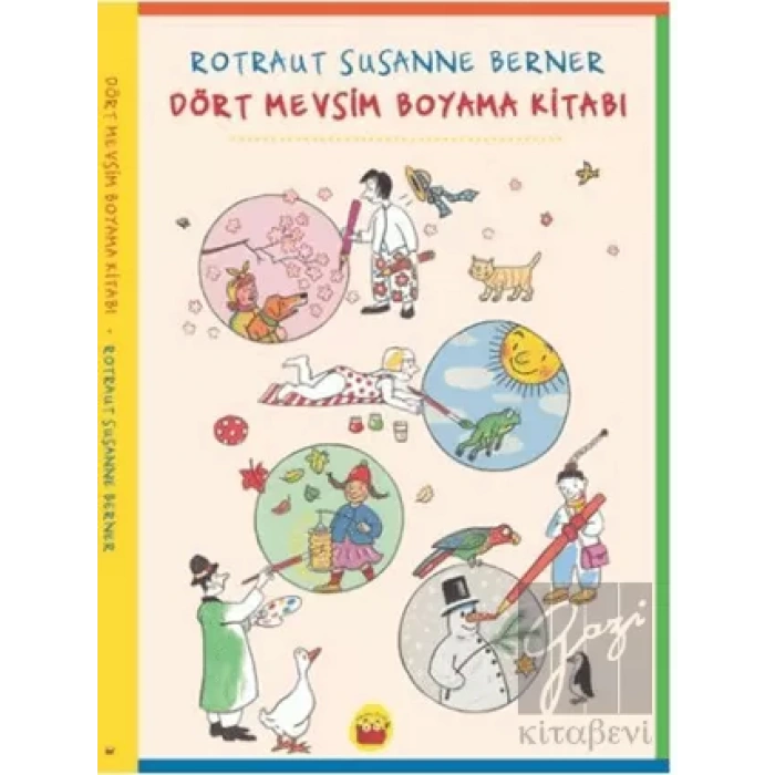 Dört Mevsim Boyama Kitabı
