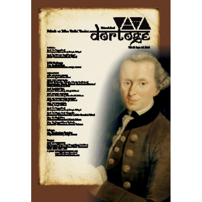 Dörtöğe Felsefe ve Bilim Tarihi Yazıları Hakemli Dergi Yıl: 13 Sayı:26