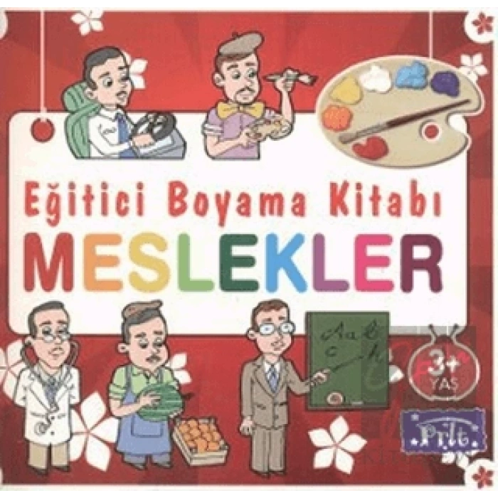 Eğitici Boyama Kitabı - Meslekler