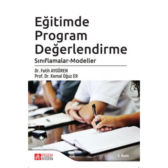 Eğitimde Program Değerlendirme Sınıflamalar-Modeller