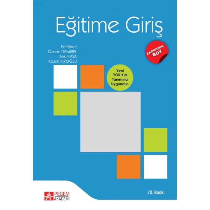 Eğitime Giriş - (Ekonomik Boy)