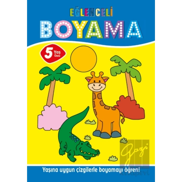 Eğlenceli Boyama - 5 Yaş Üstü 4’lü Pastel Boya Hediyeli