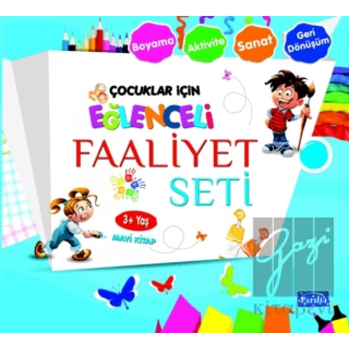 Eğlenceli Faaliyet Seti - Mavi Kitap - 3+ Yaş