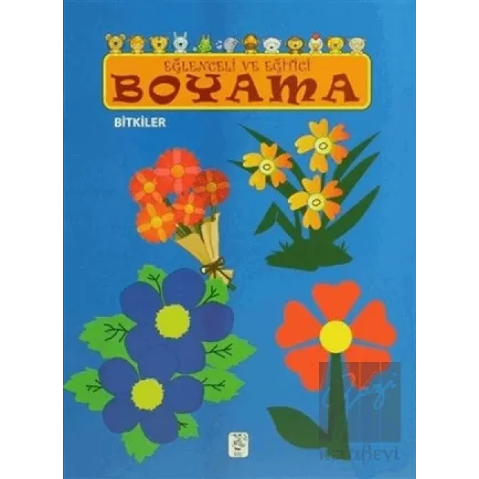 Eğlenceli ve Eğitici Boyama - Bitkiler