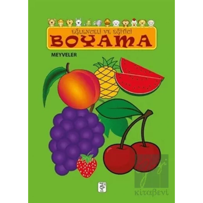 Eğlenceli ve Eğitici Boyama - Meyveler
