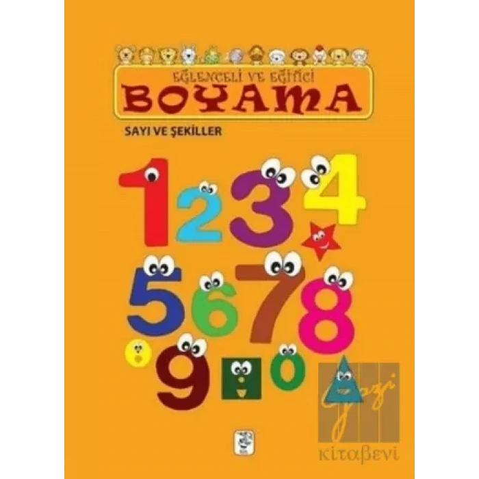 Eğlenceli ve Eğitici Boyama - Sayı ve Şekiller