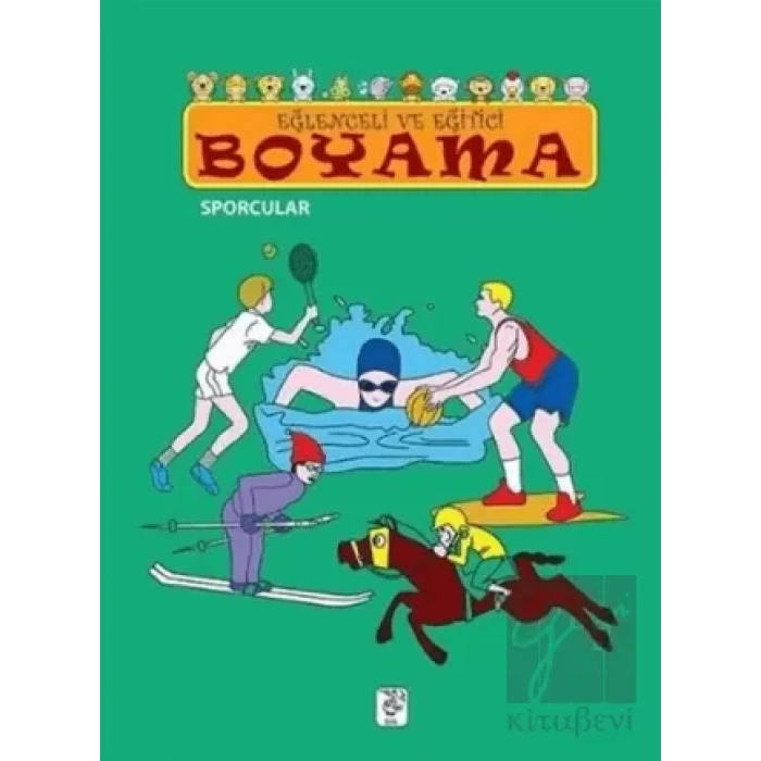 Eğlenceli ve Eğitici Boyama - Sporcular
