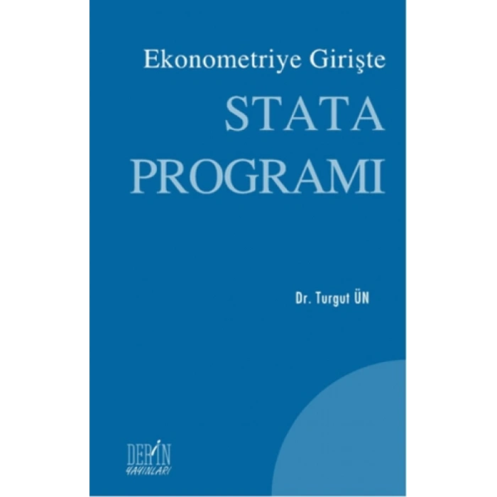 EKONOMETRİYE GİRİŞTE STATA PROGRAMI - Der