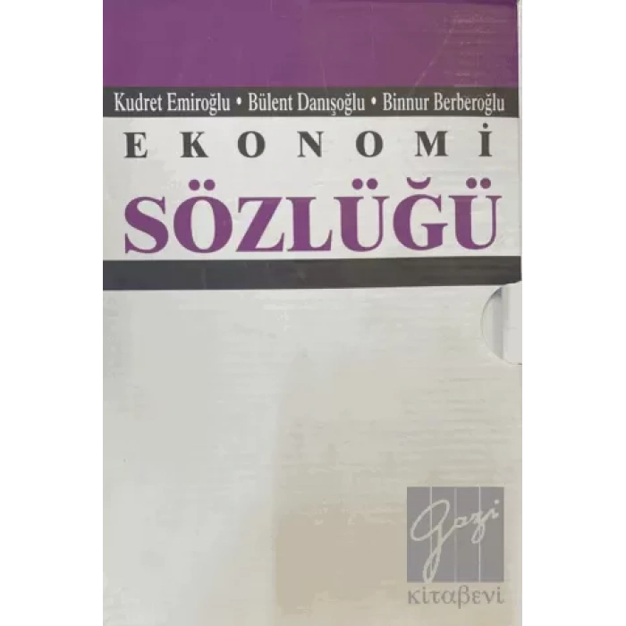 Ekonomi Sözlüğü