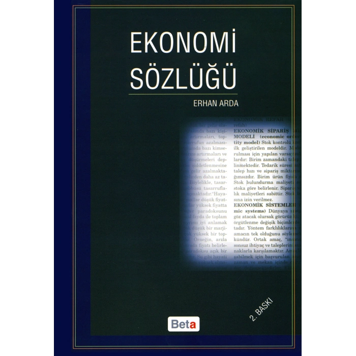 Ekonomi Sözlüğü (Ciltli)