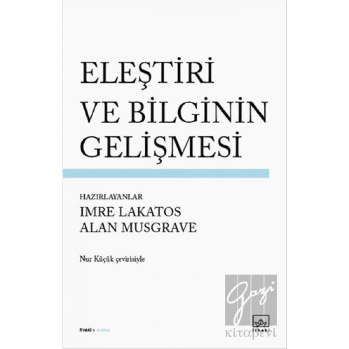 Eleştiri ve Bilginin Gelişmesi