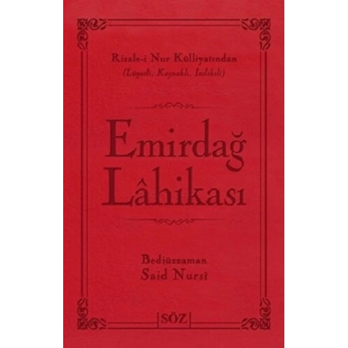 Emirdağ Lahikası (Ciltli)