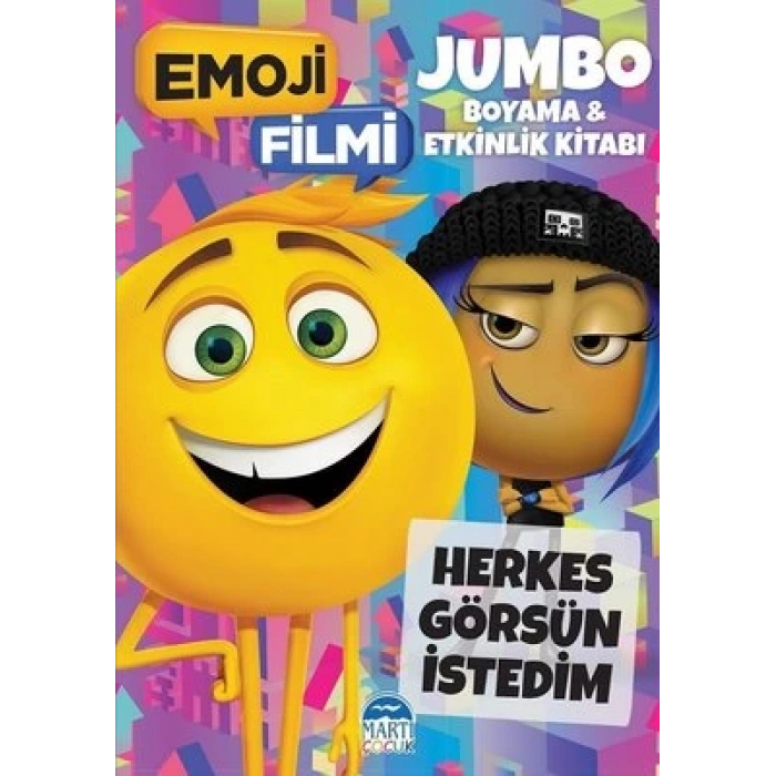Emoji Filmi Jumbo Boyama ve Etkinlik Kitabı