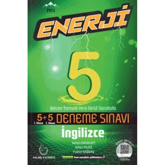 Enerji 5. Sınıf İngilizce 5+5 Deneme Sınavı