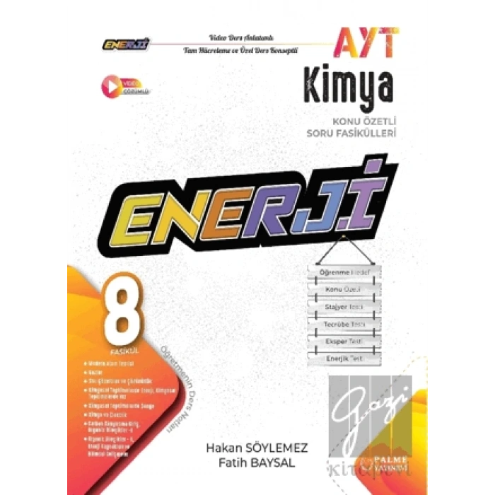 Enerji AYT Kimya Konu Özetli Soru Fasikülleri