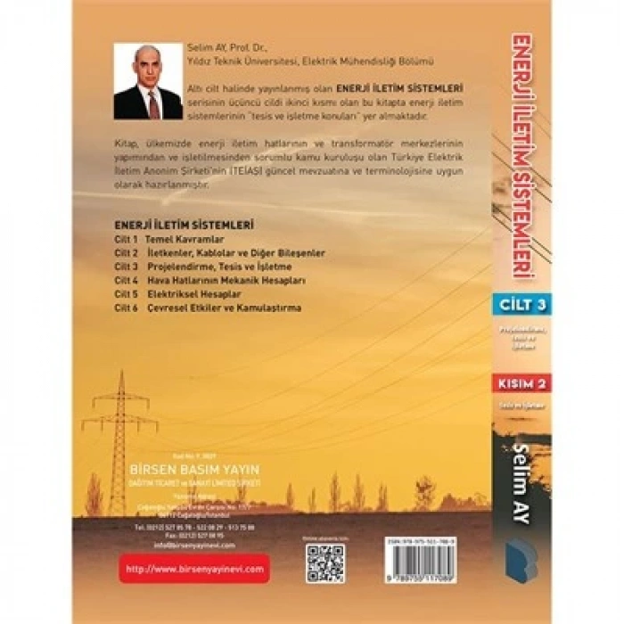 Enerji İletim Sistemleri Cilt 3 - Kısım 2 / Selim Ay