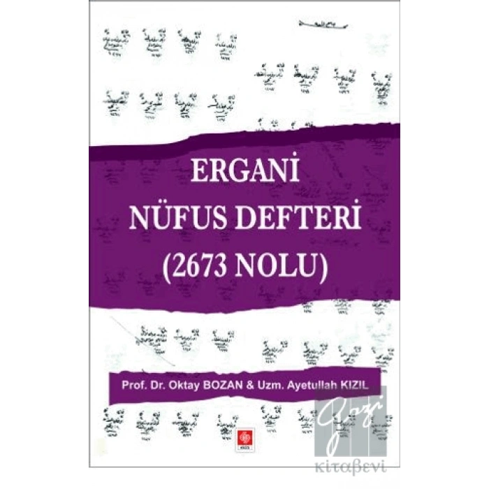 Ergani Nüfus Defteri (2673 Nolu )