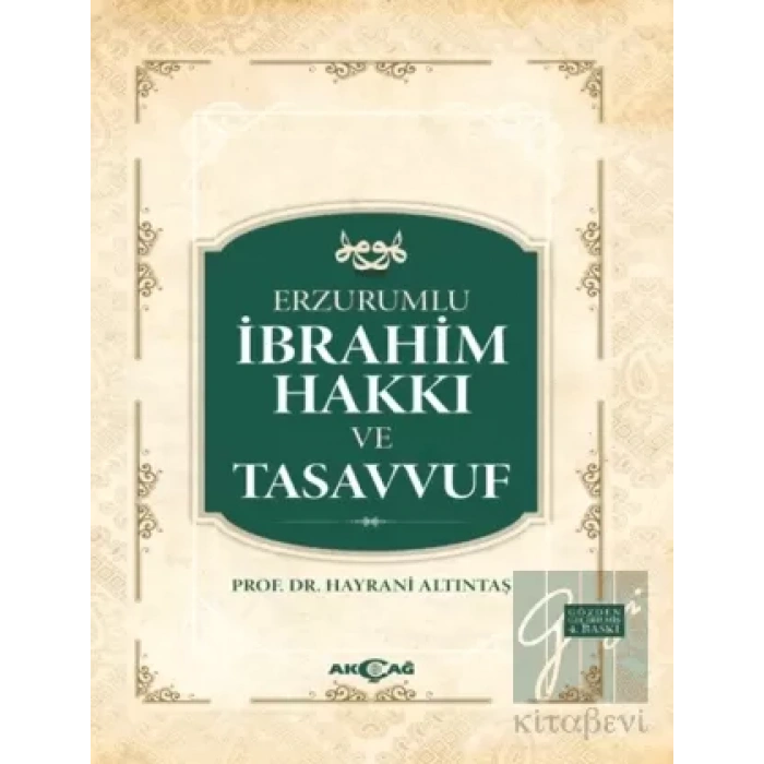 Erzurumlu İbrahim Hakkı ve Tasavvuf