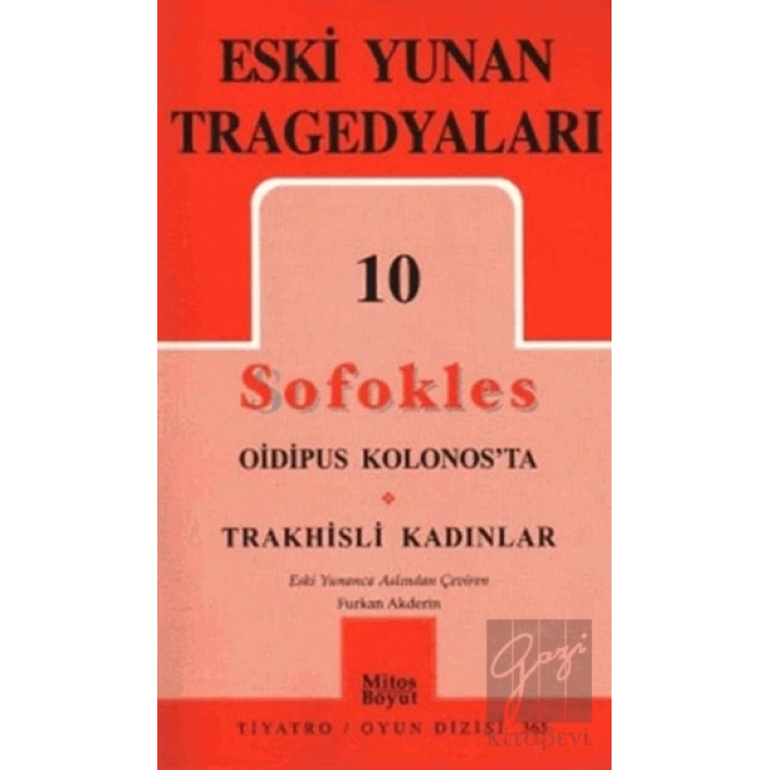 Eski Yunan Tragedyaları 10 Sofokles