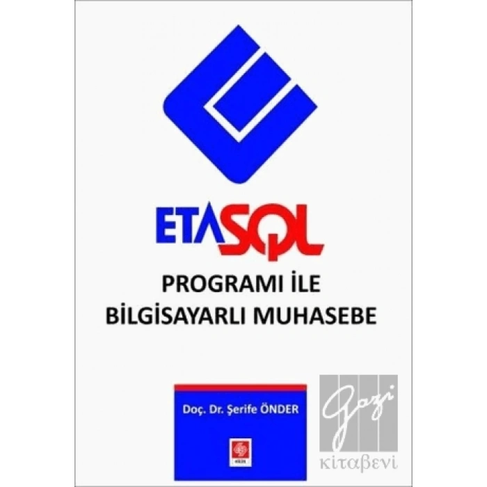 Eta Sql Programı ile Bilgisayarlı Muhasebe