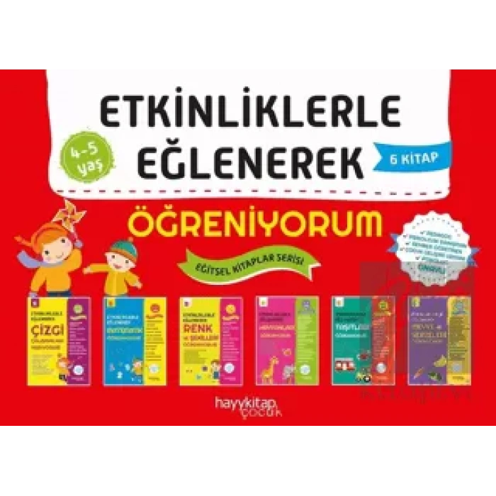 Etkinliklerle Eğlenerek Öğreniyorum (6 Kitap Takım)