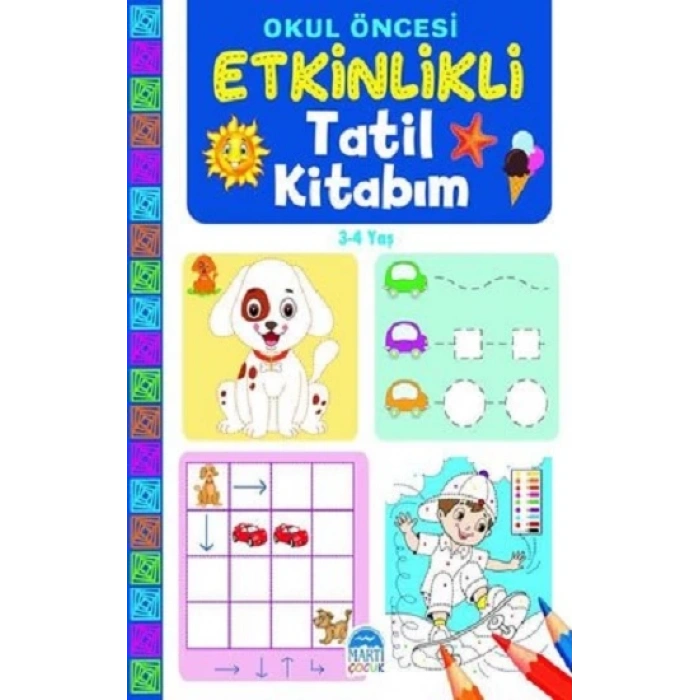 Etkinlikli Tatil Kitabım (3-4 Yaş)