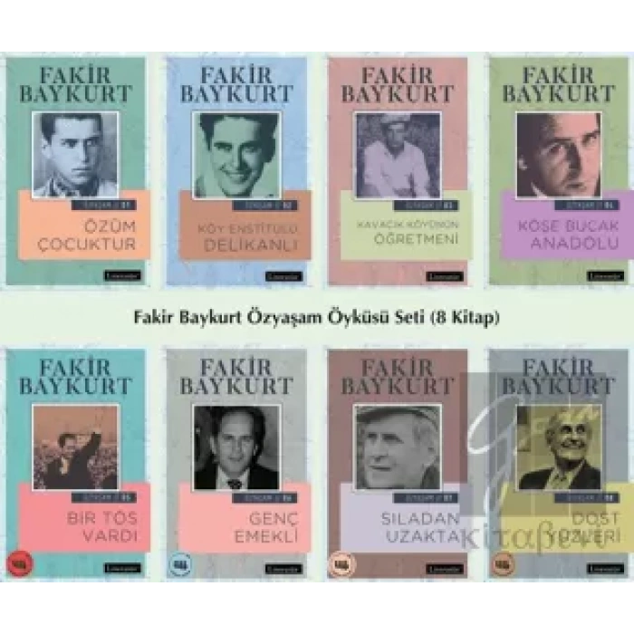 Fakir Baykurt Özyaşam Öyküsü Seti 8Kitap