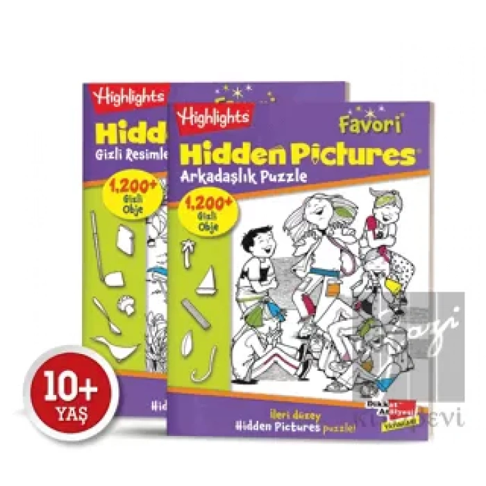 Highlights Favori Hidden Pictures (Gizli Resimler) 2li Set