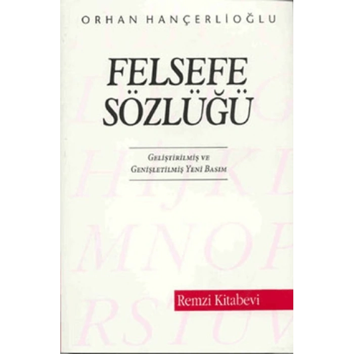 Felsefe Sözlüğü