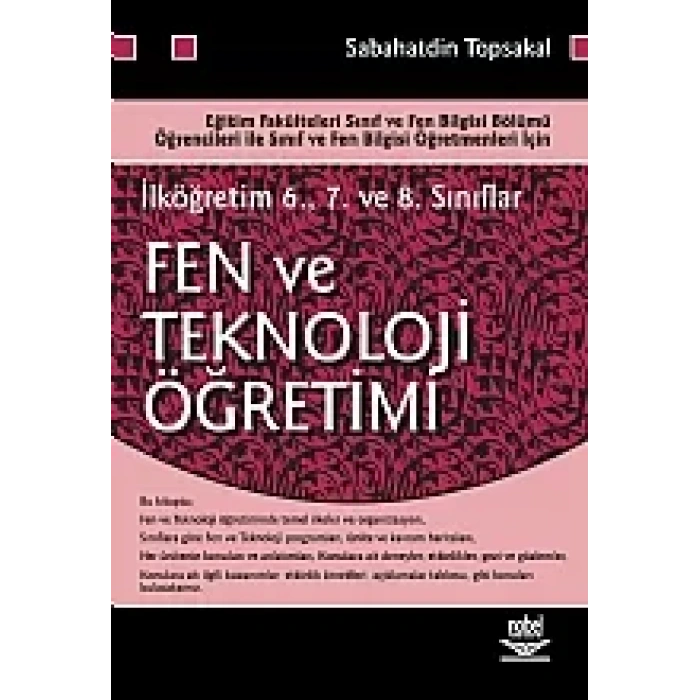 Fen ve Teknoloji Öğretimi (İlk Öğretim 6-8)