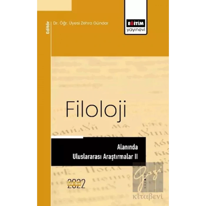 Filoloji Alanında Uluslararası Araştırmalar II