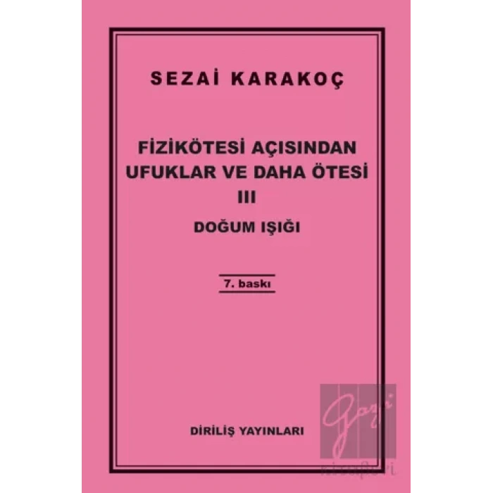 Fizikötesi Açısından Ufuklar ve Daha Ötesi 3
