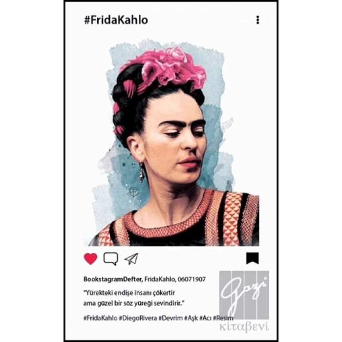 Frida Kahlo Profil Bookstagram Defter