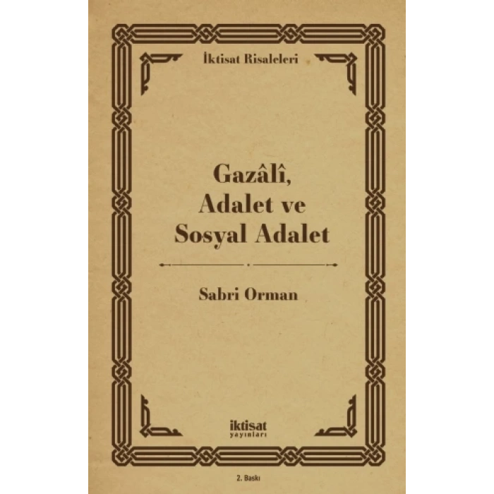 Gazâlî, Adalet ve Sosyal Adalet