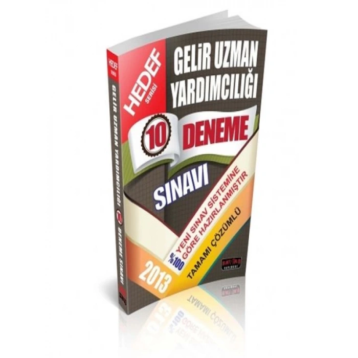 Gelir Uzmanlığı ve Yardımcılığı Sınavı 10 Deneme Savaş Yayınevi