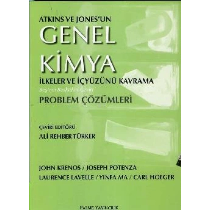 GENEL KİMYA PROBLEM ÇÖZÜMLERİ(ATKINS) - PALME