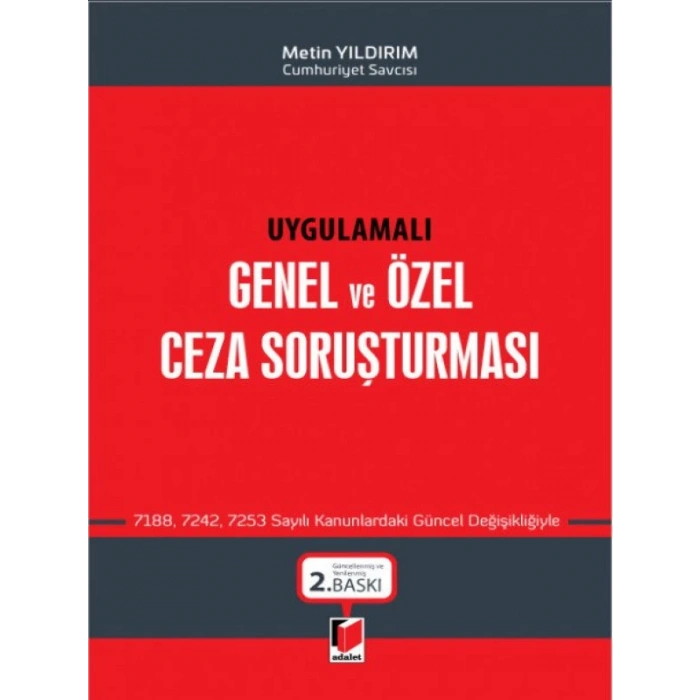 Genel ve Özel Ceza Soruşturması - Metin Yıldırım