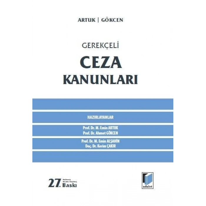 Gerekçeli Ceza Kanunları
