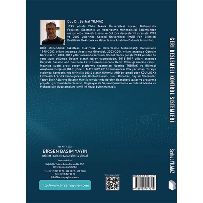 Geri Beslemeli Kontrol Sistemleri / Doç. Dr. Serhat Yılmaz