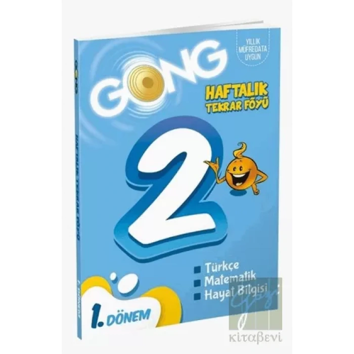 GONG 2. Sınıf 1. Dönem Haftalık Tekrar Föyü