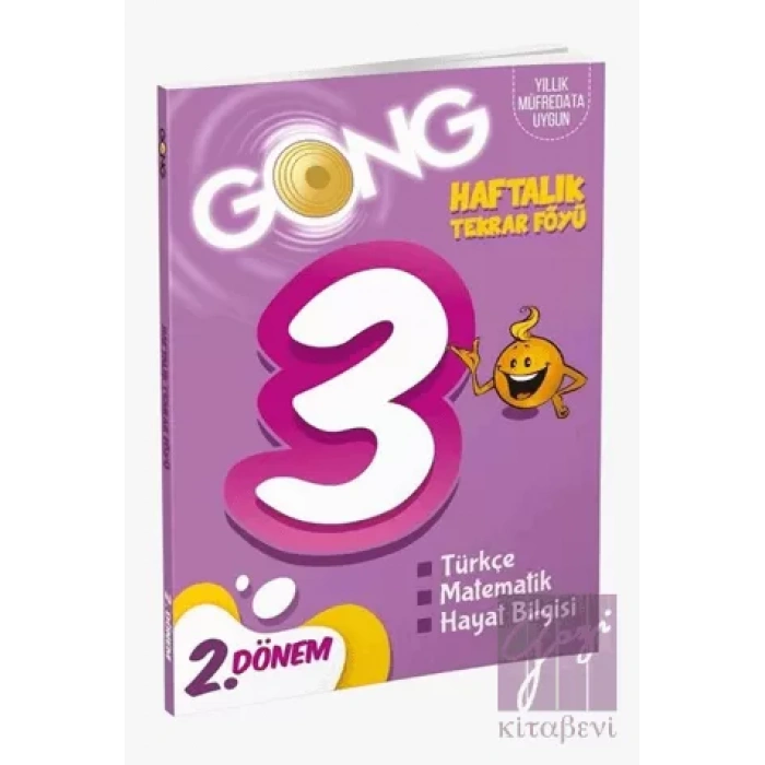 GONG 3. Sınıf 2. Dönem Haftalık Tekrar Föyü