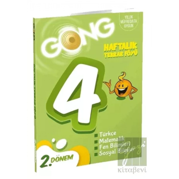 GONG 4. Sınıf 2. Dönem Haftalık Tekrar Föyü